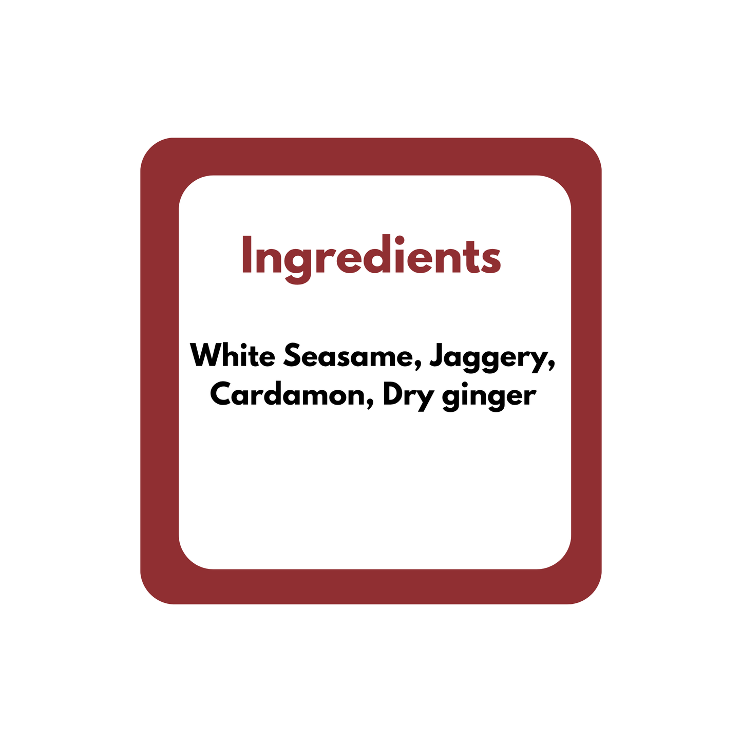 White Sesame Nutrition Bar – Sweet, Spiced & Packed with Goodness