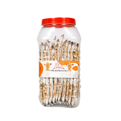 Family Jar of 60 Peanut Delights – Bite-Sized Sweets with Jaggery & Spice