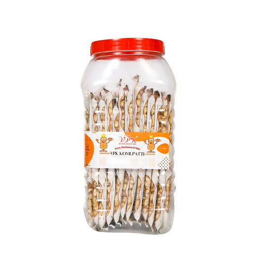 Family Jar of 60 Peanut Delights – Bite-Sized Sweets with Jaggery & Spice