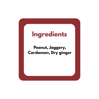 Family Jar of 60 Peanut Delights – Bite-Sized Sweets with Jaggery & Spice