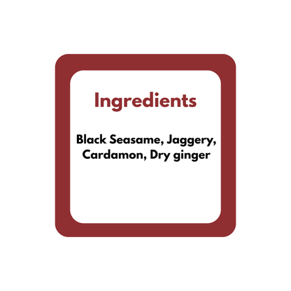 Black Sesame  Cubes - Crafted with nutrient-rich black sesame seeds