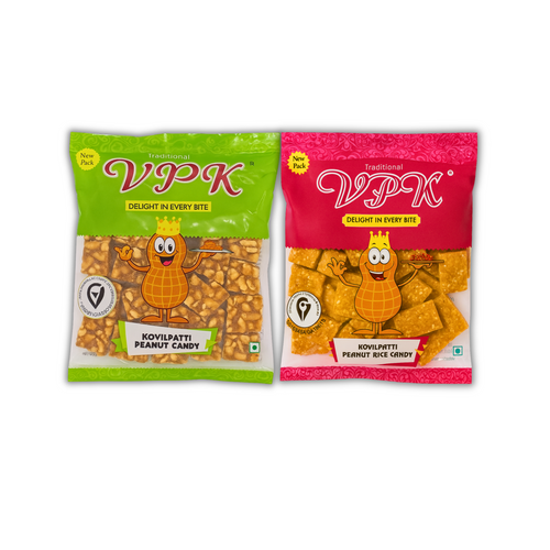 Traditional Peanut & Nice Cubes Combo – Sweet & Crunchy Heritage Treat