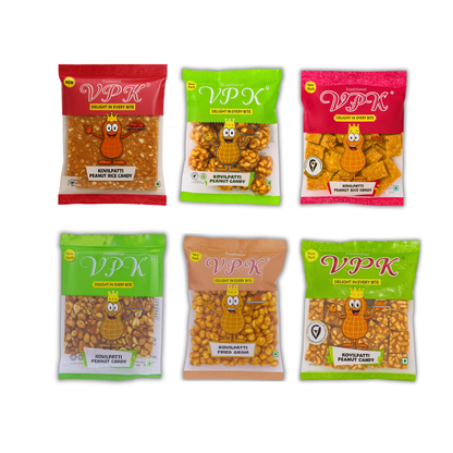 Traditional Peanut & Gram Sweet Snack Combo – Perfect for Festive Gifting