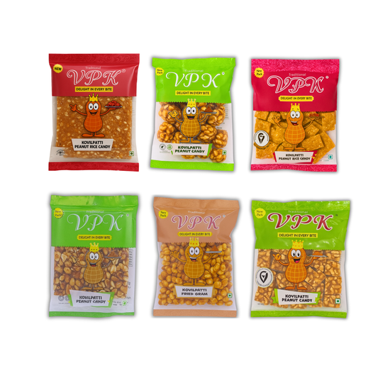 Traditional Peanut & Gram Sweet Snack Combo – Perfect for Festive Gifting