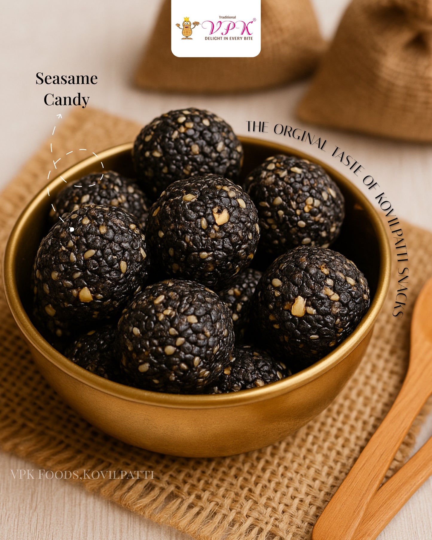 Calcium-Packed White Sesame Balls – Sweet Bites with Jaggery & Ginger