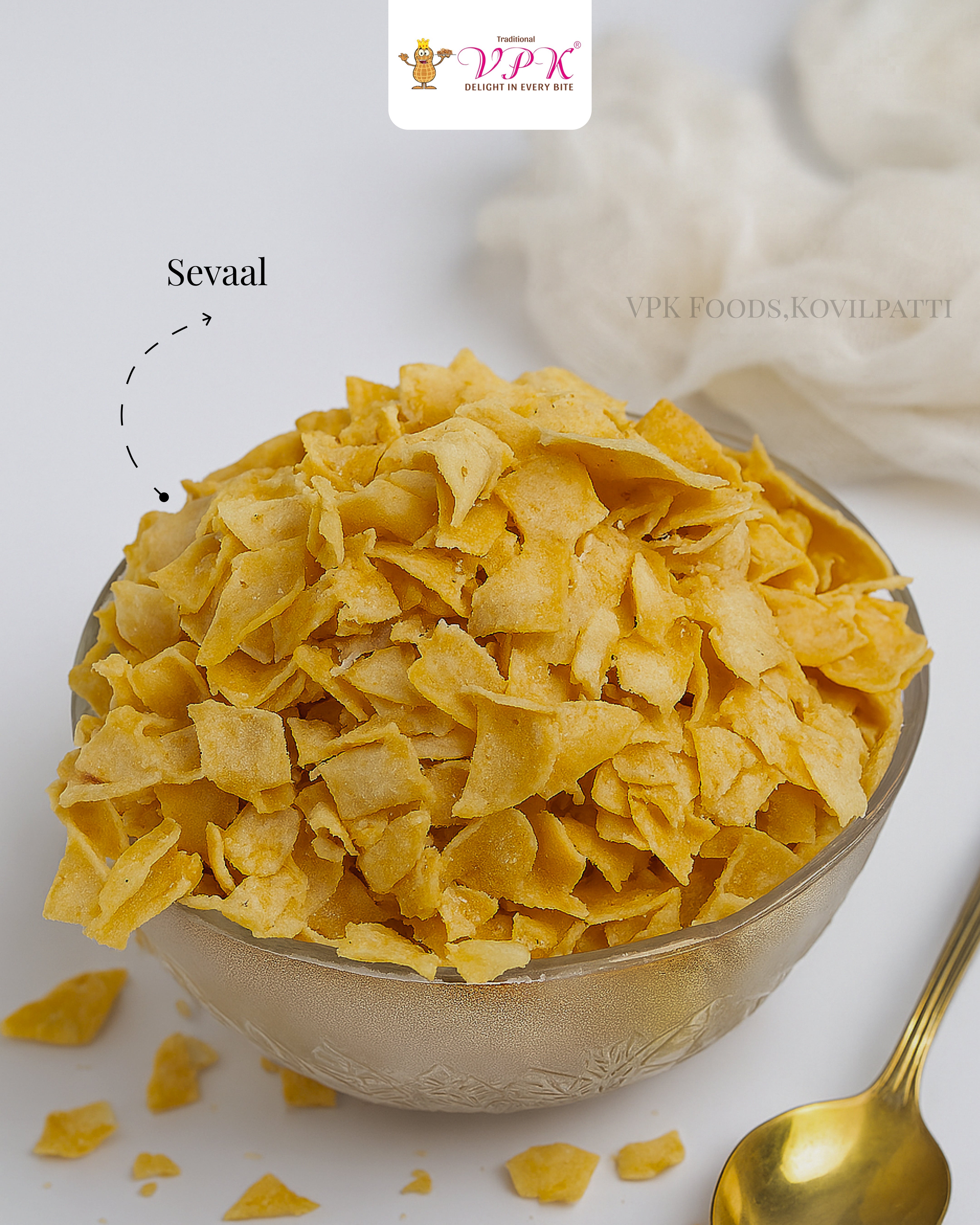 Sattur Seeval – GI Tagged Ribbon Sev South Indian Snack | VPK Foods ...