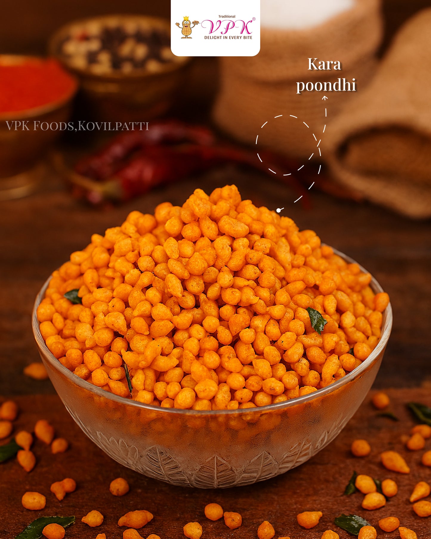 Spicy Kaara Bhoondhi – A Crispy South Indian Favorite