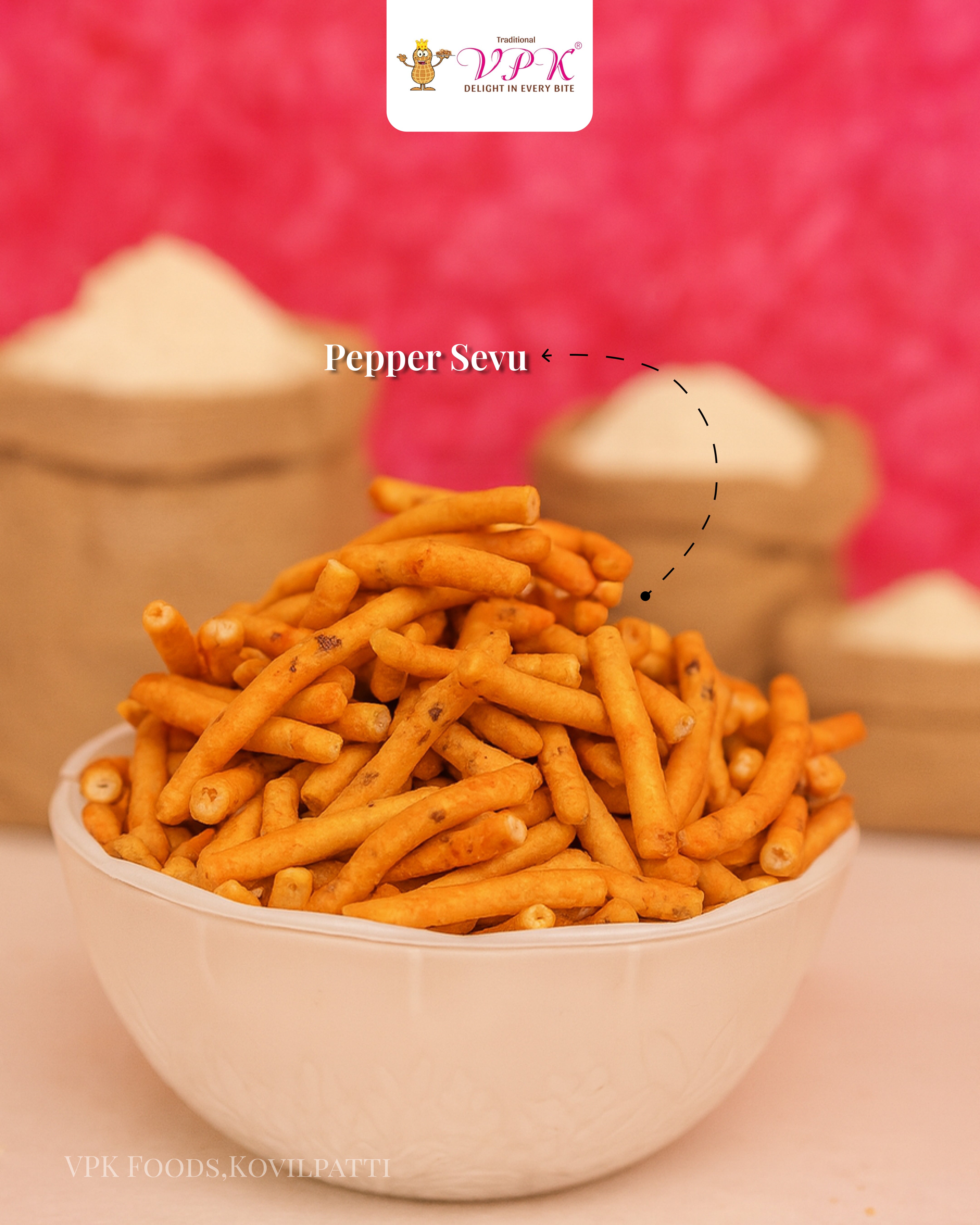 Sattur Sevu – Crispy GI Tagged Traditional South Indian Sev | VPK – VPK ...