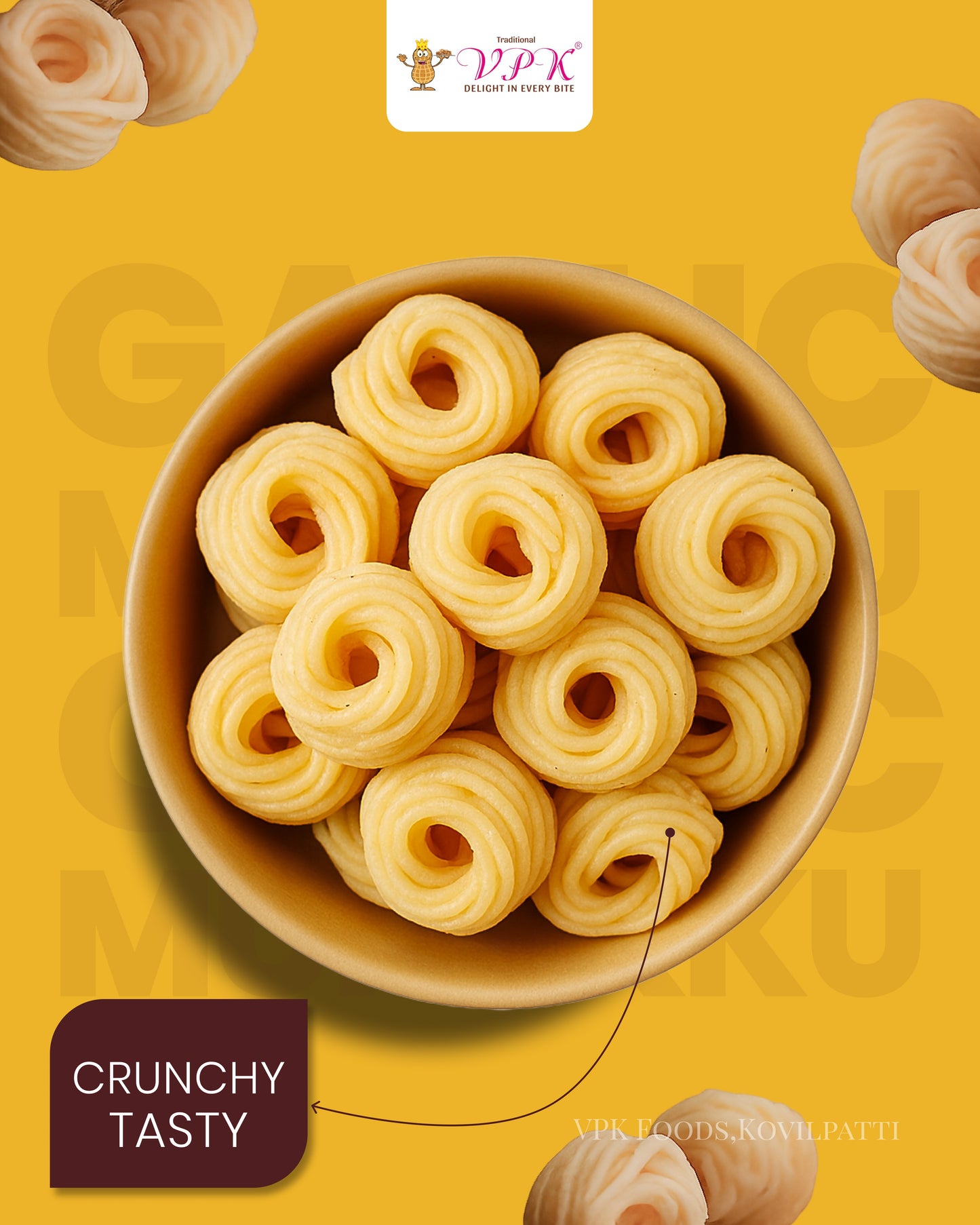 Garlic Murukku – Kids’ Favorite Crispy Snack