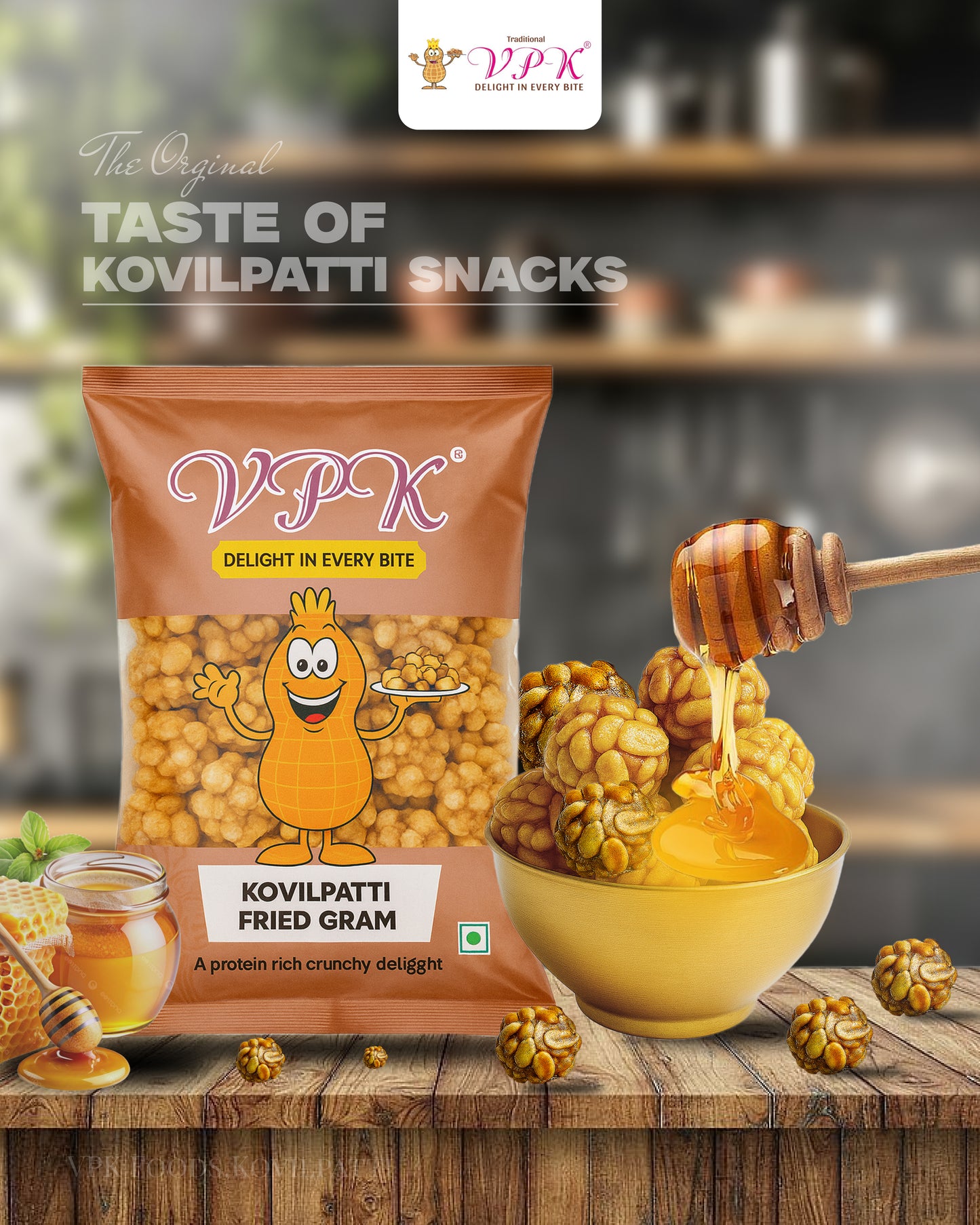 Fried Gram Ladoo Balls – Wholesome Snack with Jaggery & Warming Spices