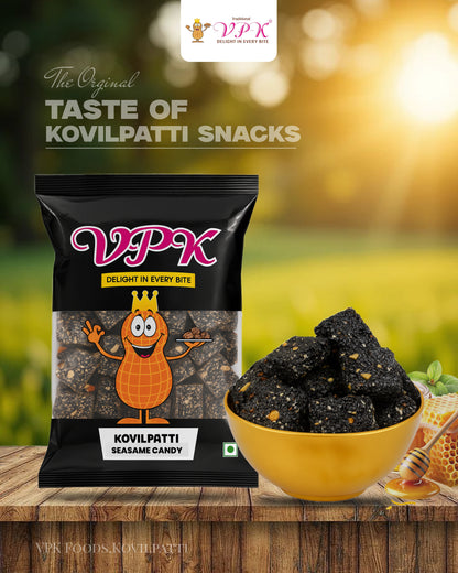 Black Sesame Wellness Cube  – Digestive Snack with Jaggery & Ginger