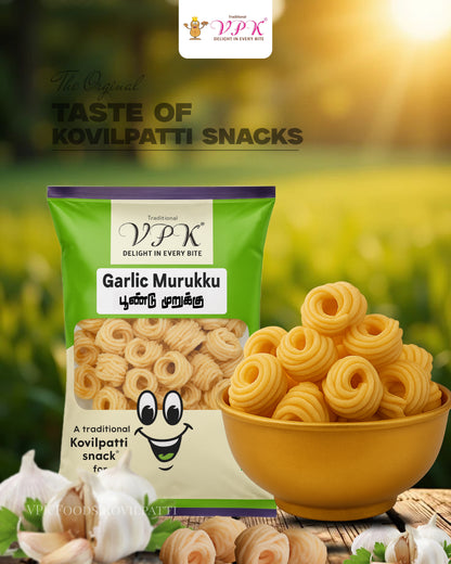 Garlic Murukku – Kids’ Favorite Crispy Snack
