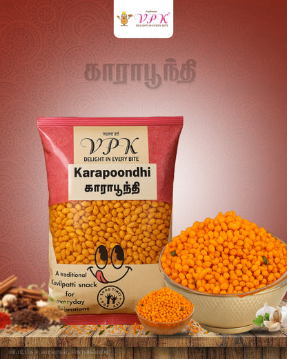 Spicy Kaara Bhoondhi – A Crispy South Indian Favorite